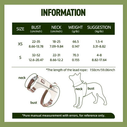 Lightweight Cat Harness – Adjustable Reflective Anti-Pull Vest for Cats