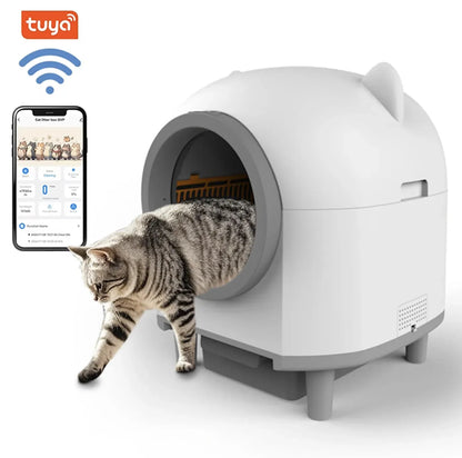 Automatic Self-Cleaning Cat Litter Box