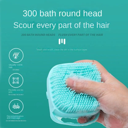 Eco-Friendly Classic Multifunctional Massage Comb Silicone Bath Brush 100ml for Dogs All Seasons Made in China