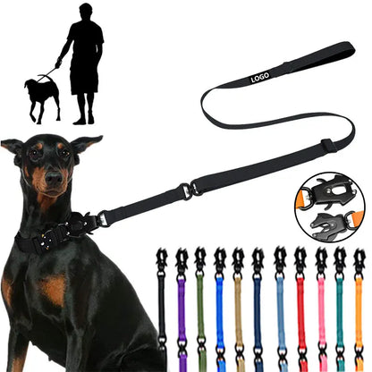 Tactical Quick-Release Nylon Dog Leash — Frog Clip