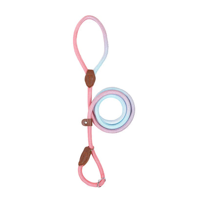 Dog Collar and Leash Set — Adjustable Nylon Pet Lead