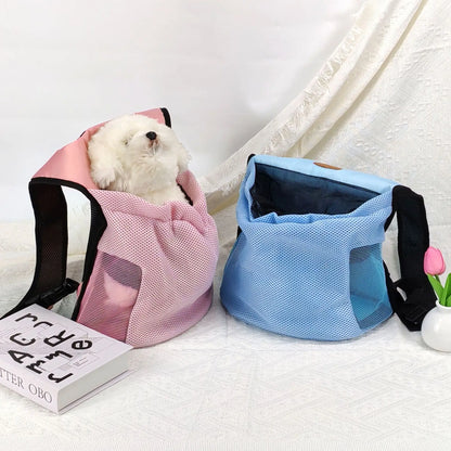 Oxford Material Pet Backpack Outdoor Portable Dog & Cat Carrier Folding Small Dog Bag Model 24