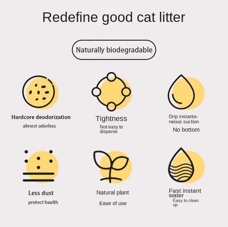 Factory cat Litter Eco-friendly Natural Dust Free Organic Cat Sand Premium Quick Clumping Cat Litter