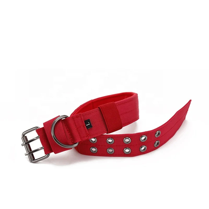 Tactical MOLLE Dog Collar | Heavy Duty Adjustable Nylon