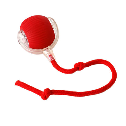 Smart Pet Dog Cat Toy Usb Chargeable Interactive Toy Ball Automatic Glowing  Cat Toy