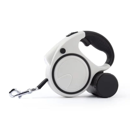 Retractable Dog Leash 5M/16ft — Tangle-Free Walking Lead with One-Button Lock