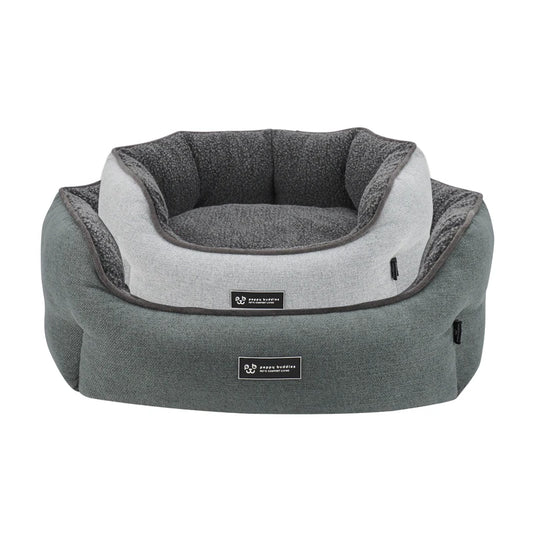 Sherpa Faux Fur Pet Bed – Soft Berber Fleece