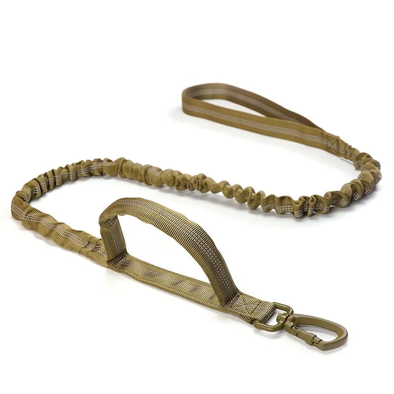 Bungee Dog Leash with Dual Handle — Anti-Shock, Padded