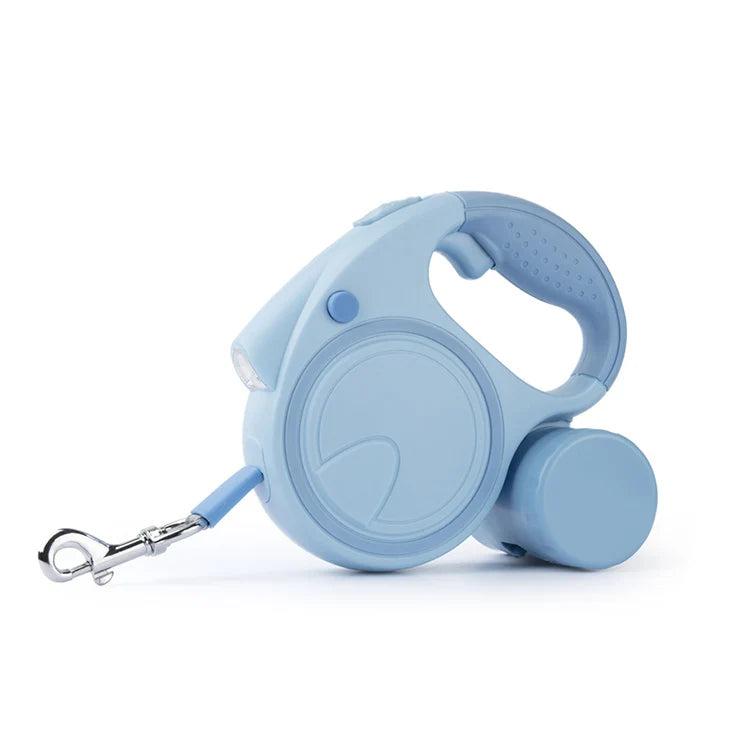 Retractable Dog Leash 5M/16ft — Tangle-Free Walking Lead with One-Button Lock