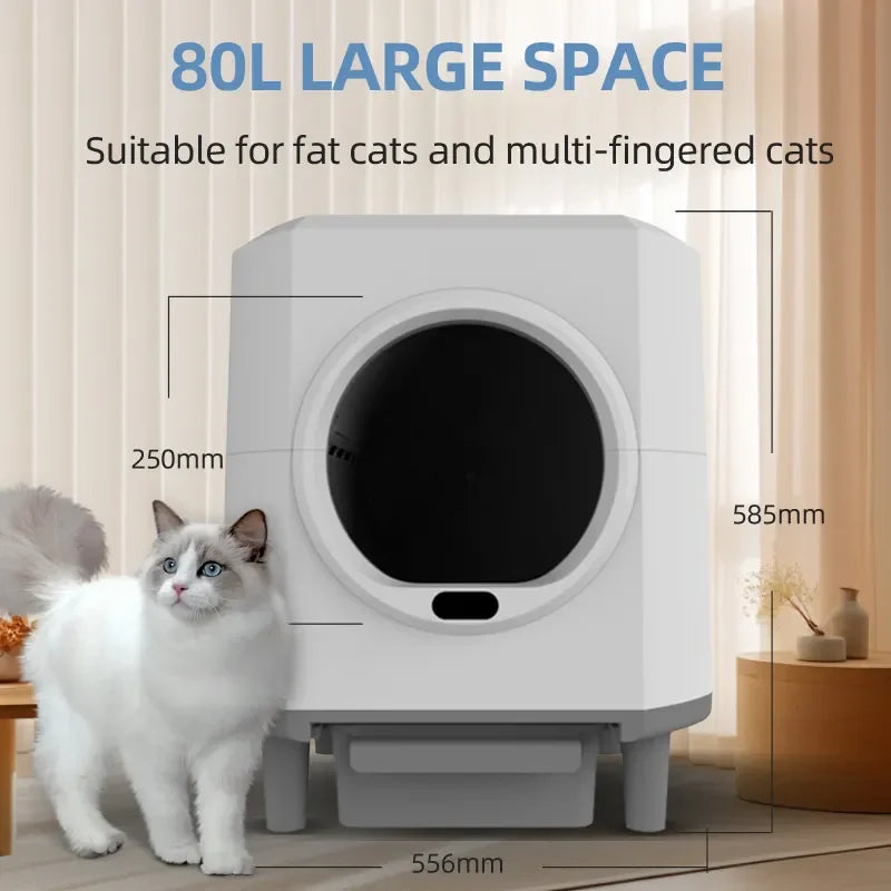 Automatic Self-Cleaning Cat Litter Box