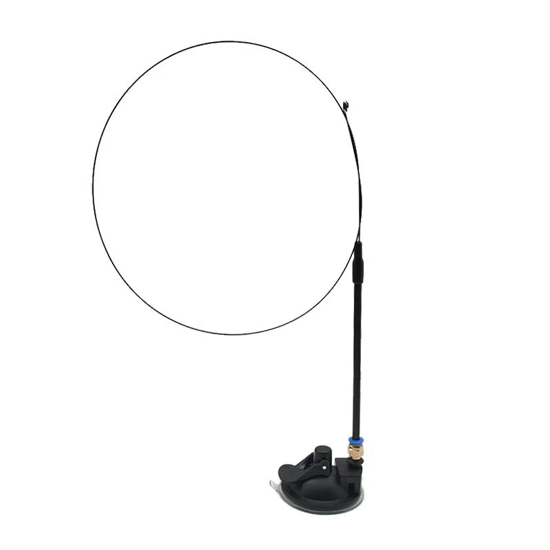 Dancing Feather Suction Cup Cat Toy | Removable Wire Rod & Replacement Heads | 9 Styles