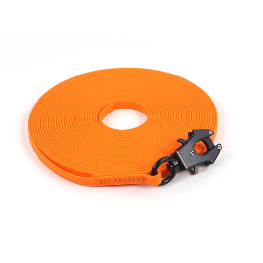 PVC Tactical Dog Training Leash with Swivel Snap Hook – Anti-Tangle Non-Slip Lead