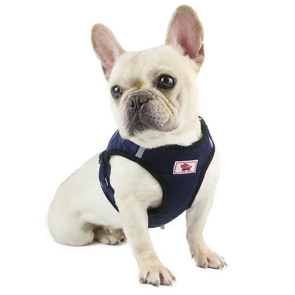 Corduroy Cat & Dog Harness Set | Soft Adjustable Vest Harness with Leash
