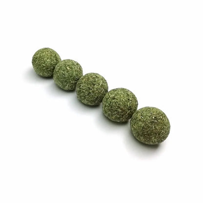 Catnip Ball Cat Toy – Natural Cat Grass Molar & Teeth Cleaner