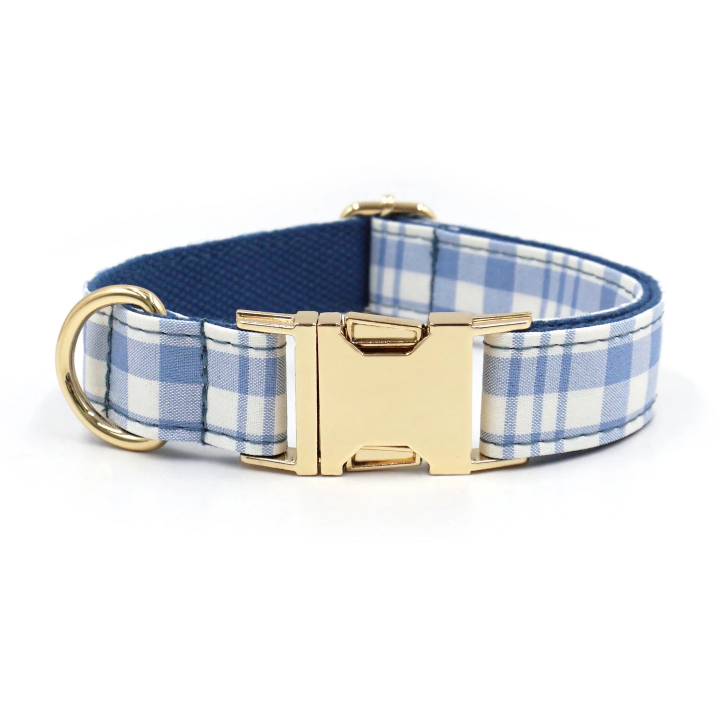 Custom Logo Dog Collar and Leash Set Luxury Plaid Checkered Patterned Luxury Pet Collar Leash Bowtie for Big & Small Dogs