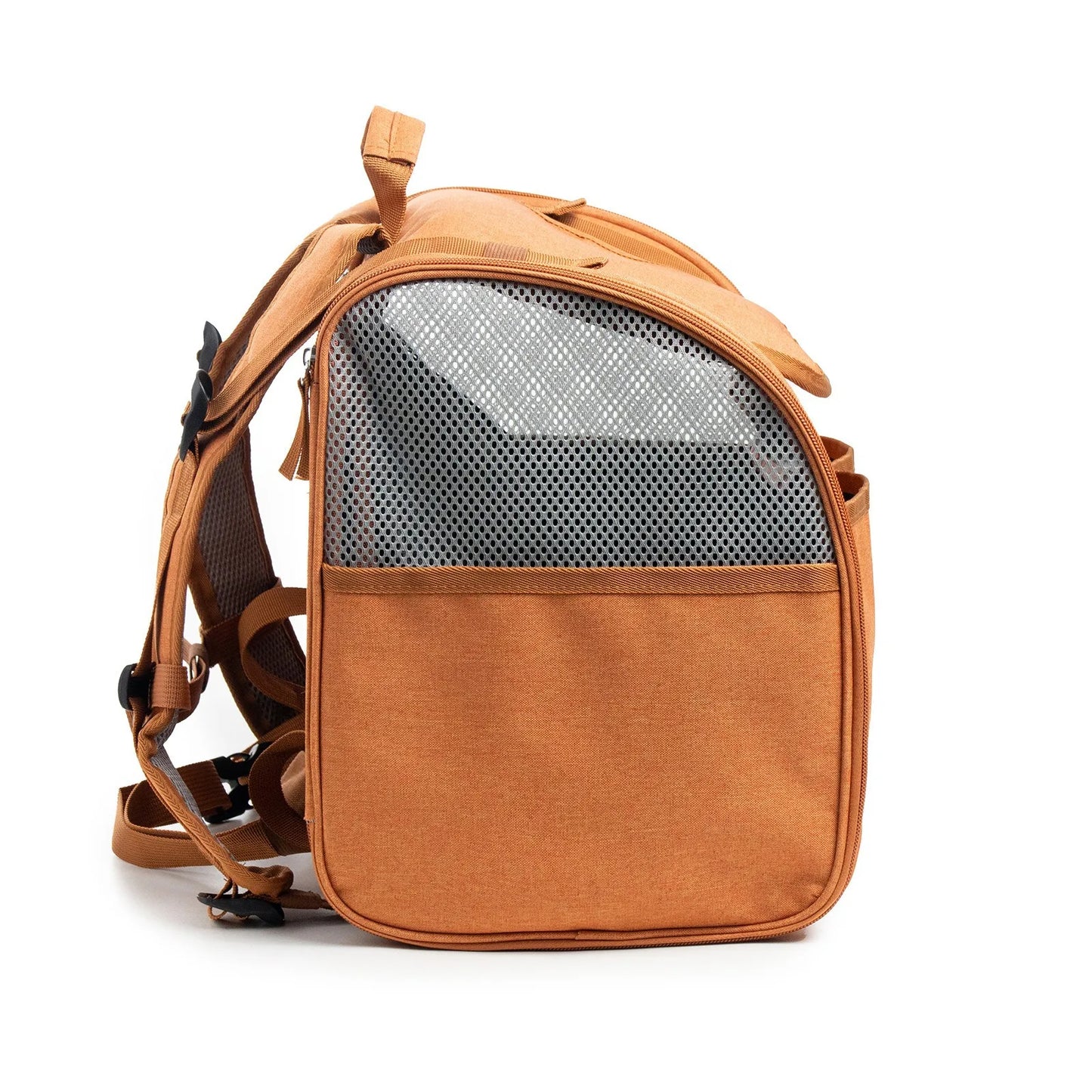 In Stock Oxford Cat Carrier Expandable Breathable Outdoor Portable Large Space Zipper Backpack