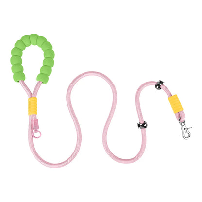 Anti-Shock No-Pull Nylon P-Chain Dog Leash — Reflective
