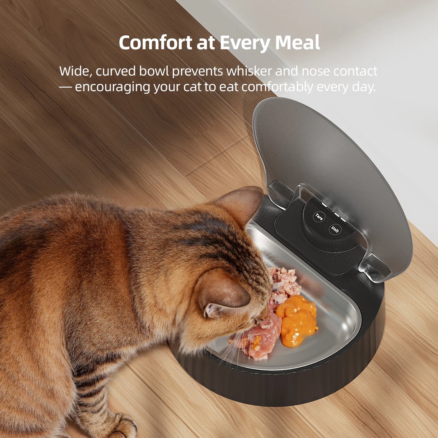 Automatic Sensor Pet Feeder Bowl with Weighing Scale
