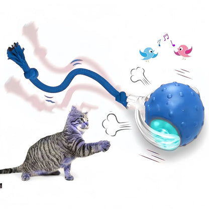 Wholesale Interactive Pet Toys  Automatic Smart Dog Ball Toy Silicone Cat Rolling Ball Toy