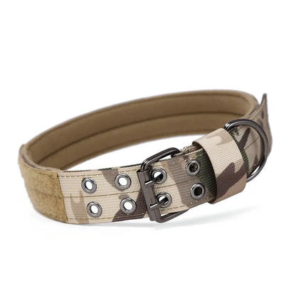 Tactical MOLLE Dog Collar | Heavy Duty Adjustable Nylon