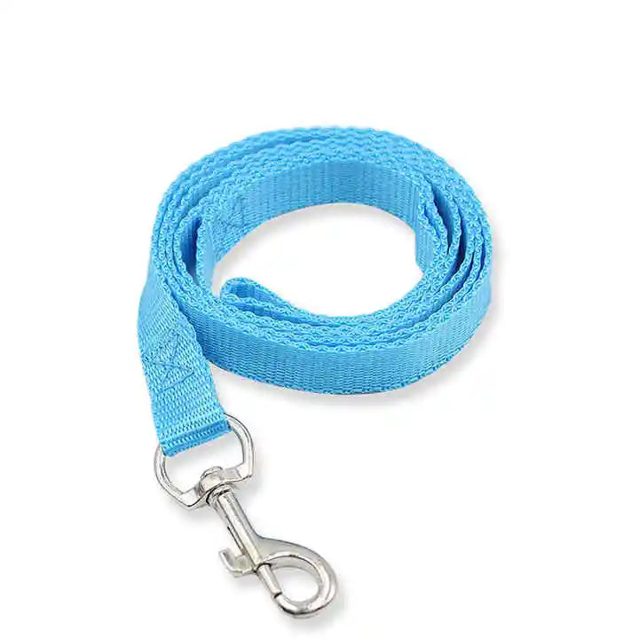 Colorful Nylon Dog Leash 150cm — Lightweight Fluorescent Walking Lead for Small Dogs