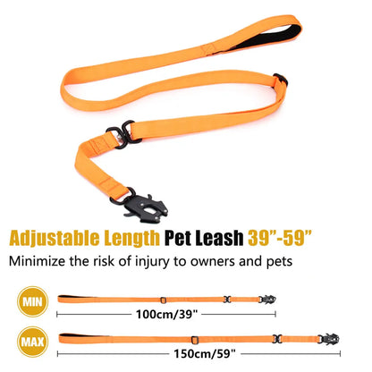 Tactical Quick-Release Nylon Dog Leash — Frog Clip