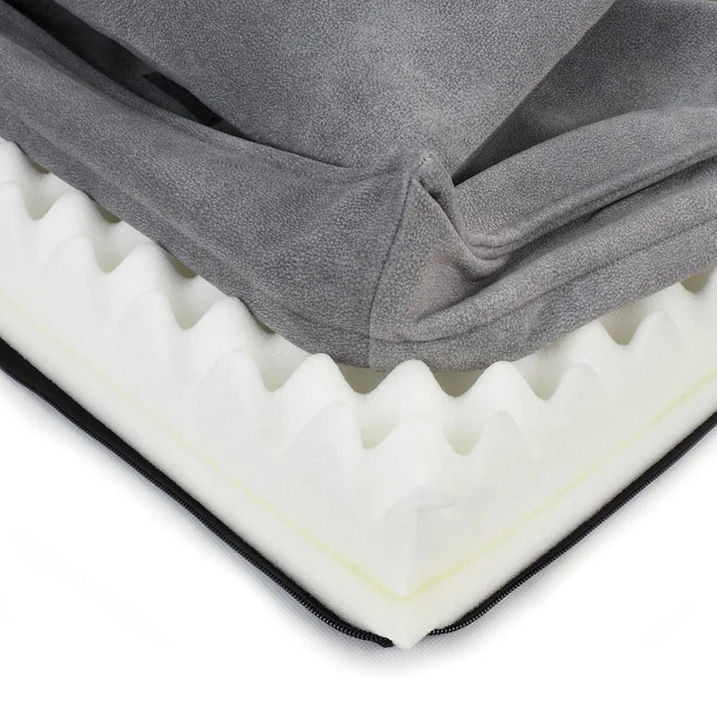 Orthopedic Memory Foam Sofa Dog Bed | Washable Scratch-Resistant Cover