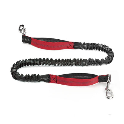 Reflective Adjustable Dog Leash — Durable Nylon Running Lead for Dogs & Cats
