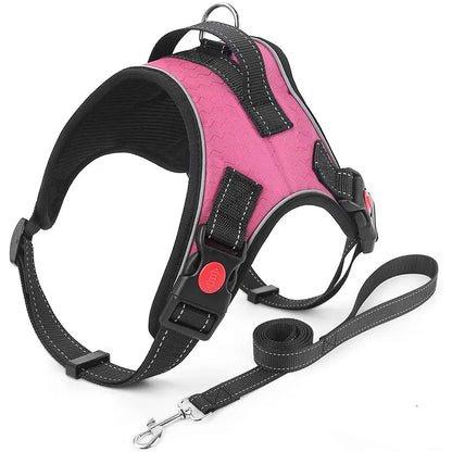 No-Pull Reversible Dog Vest Harness with Leash | Reflective Adjustable