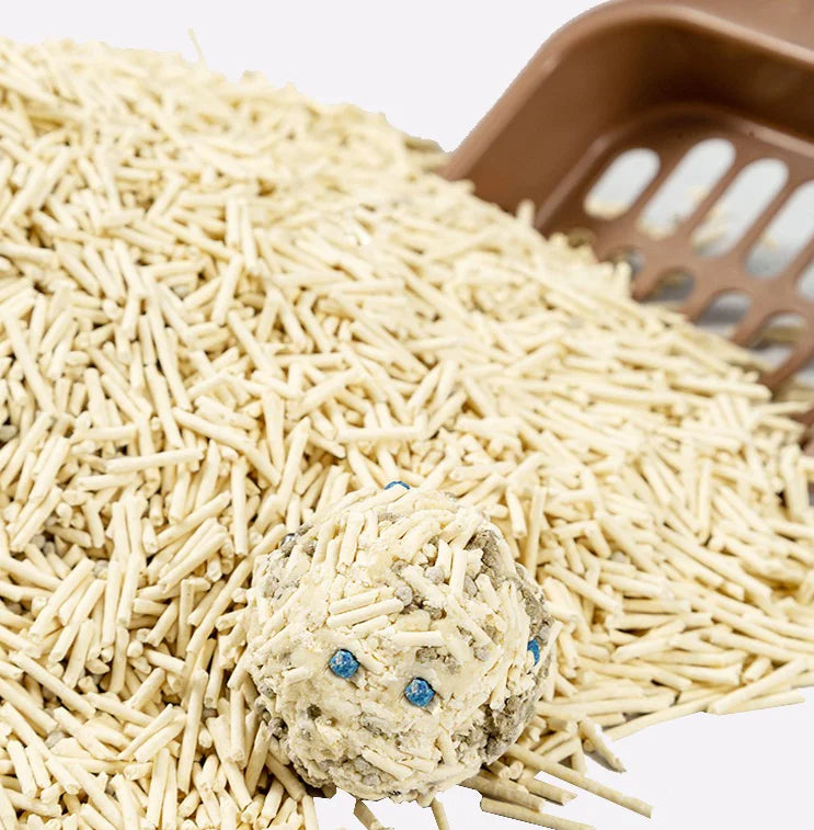 Factory Sale Custom Flavors Cat Litter Clean Kitty Sand Flushable OEM Strip Tofu Cat Litter