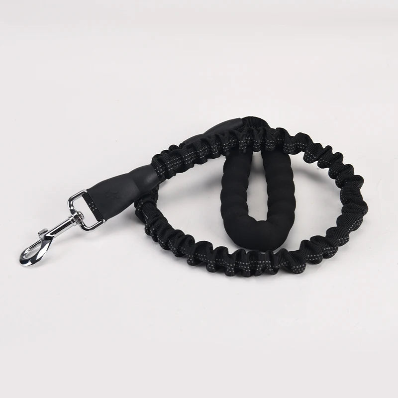 Elastic Bungee No-Pull Dog Leash | Soft Padded Handle Heavy Duty Nylon Training Lead