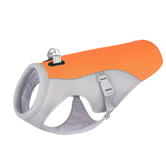 Breathable Mesh Cooling Dog Harness Vest – Sun Protection Summer Vest for Small Medium Large Dogs
