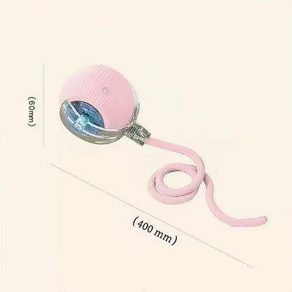 Smart Pet Dog Cat Toy Usb Chargeable Interactive Toy Ball Automatic Glowing  Cat Toy