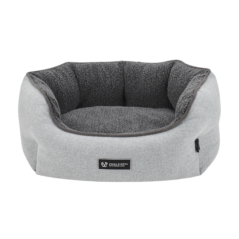 Sherpa Faux Fur Pet Bed | Soft Berber Fleece | Dogs, Cats & Rabbits