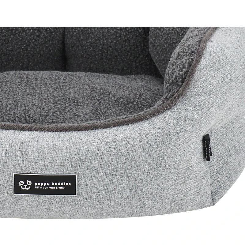 Sherpa Faux Fur Pet Bed – Soft Berber Fleece
