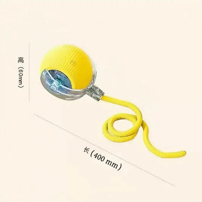 Smart Pet Dog Cat Toy Usb Chargeable Interactive Toy Ball Automatic Glowing  Cat Toy