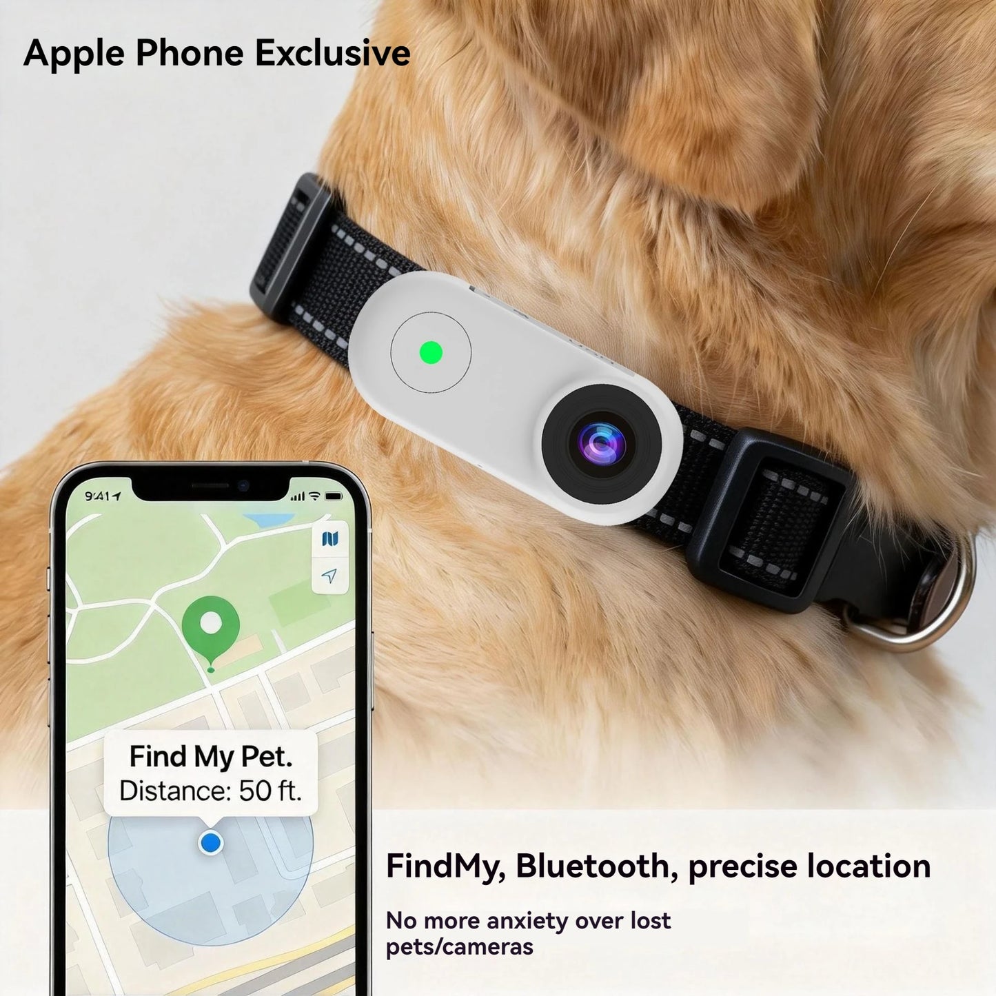 Pet Camera Tracker with Apple Find My
