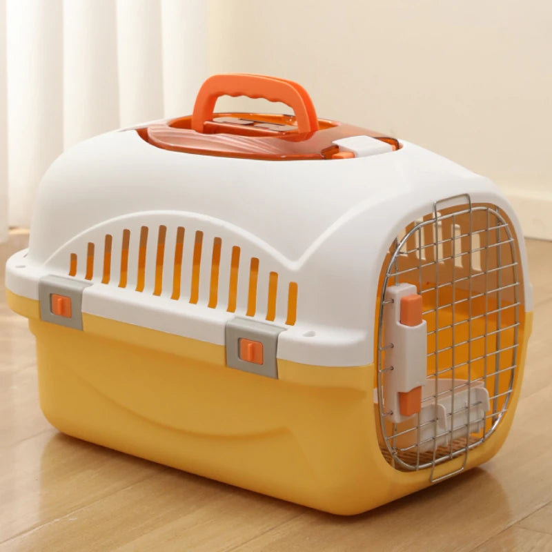 New 2025 Cat Cages Dog Carrier Box Outdoor Travel Air Transport Portable Box Pet Product for Puppy Kitten