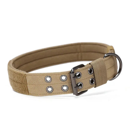 Tactical MOLLE Dog Collar | Heavy Duty Adjustable Nylon