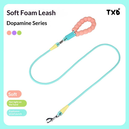 Cloud Bubble Polyester Dog Leash — Anti-Burst