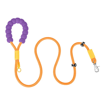 Anti-Shock No-Pull Nylon P-Chain Dog Leash — Reflective