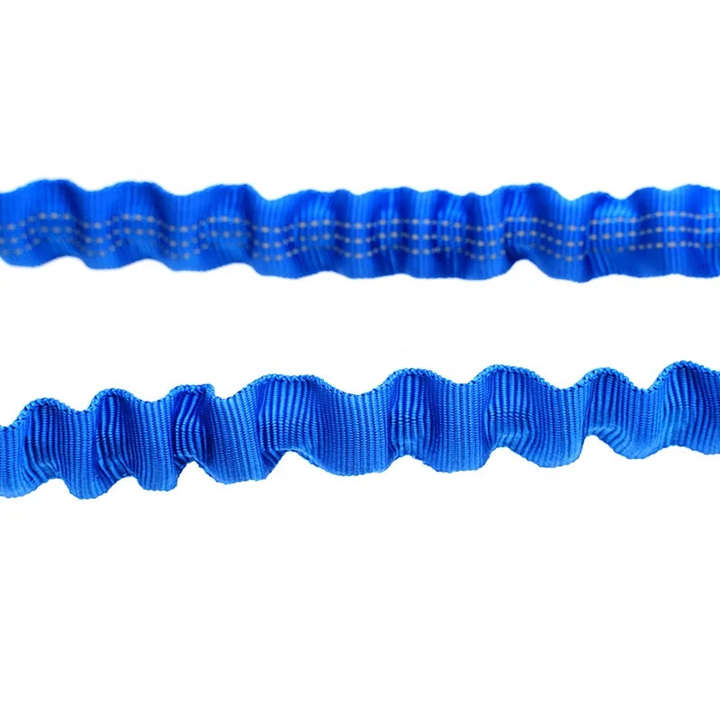 Double Dog Leash Coupler | Reflective Bungee No-Pull Training Leash with Swivel Lockable Hook