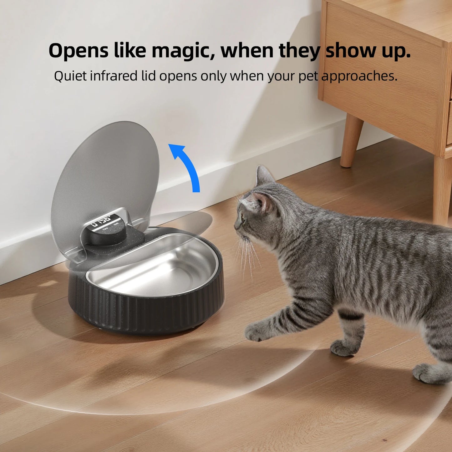 Automatic Sensor Pet Feeder Bowl with Weighing Scale