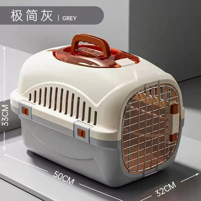 New 2025 Cat Cages Dog Carrier Box Outdoor Travel Air Transport Portable Box Pet Product for Puppy Kitten