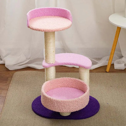 Cat Tree with Sisal Scratching Post , Climbing & Scratching Tower