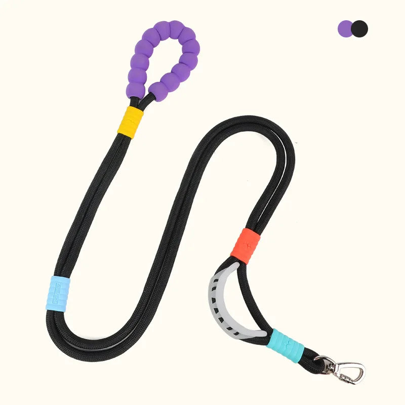 Anti-Breakaway Dog Leash 150cm — Non-Slip Wear-Resistant Walking Lead in 8 Colors
