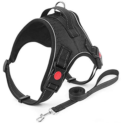 No-Pull Reversible Dog Vest Harness with Leash | Reflective Adjustable