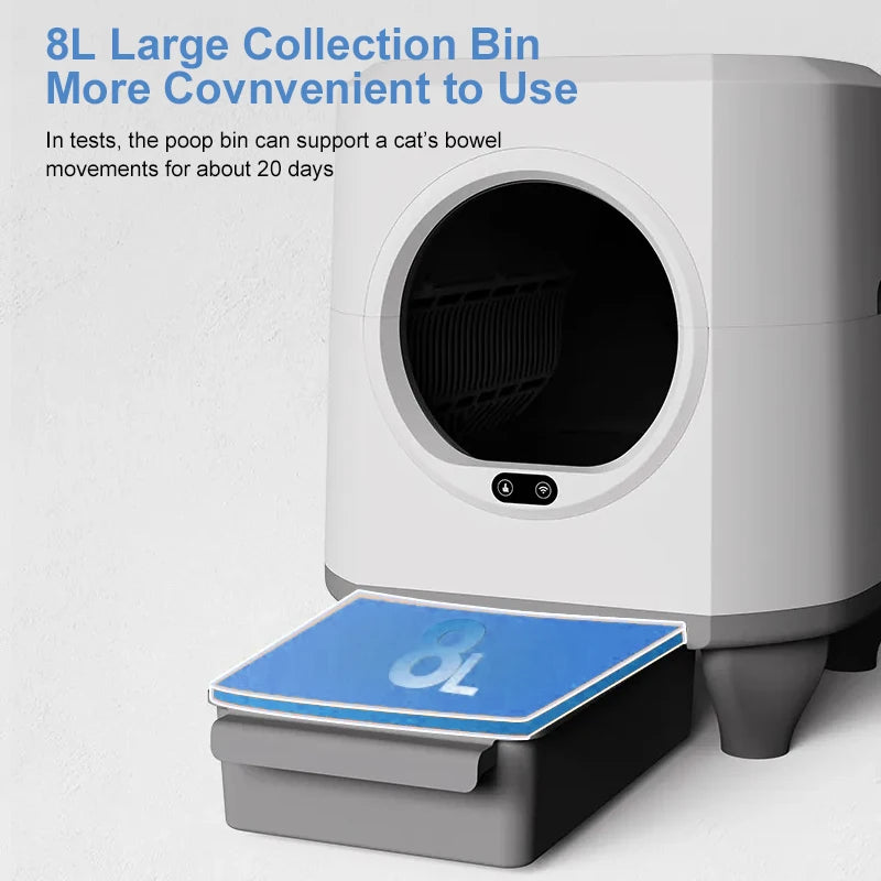 Automatic Self-Cleaning Cat Litter Box