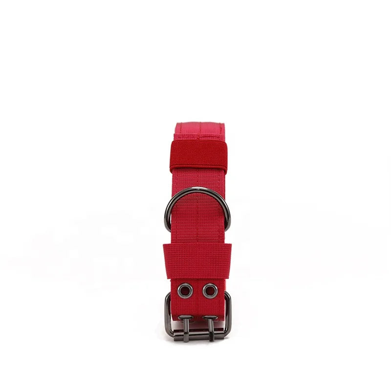 Tactical MOLLE Dog Collar | Heavy Duty Adjustable Nylon
