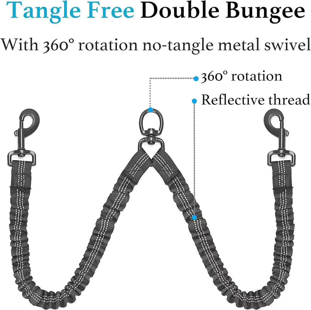 Retractable Nylon Dog Leash — 3m, Ergonomic Handle